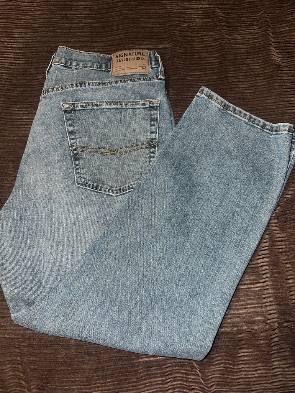 Signature by Levi Strauss Light Blue Straight Men’s Jeans